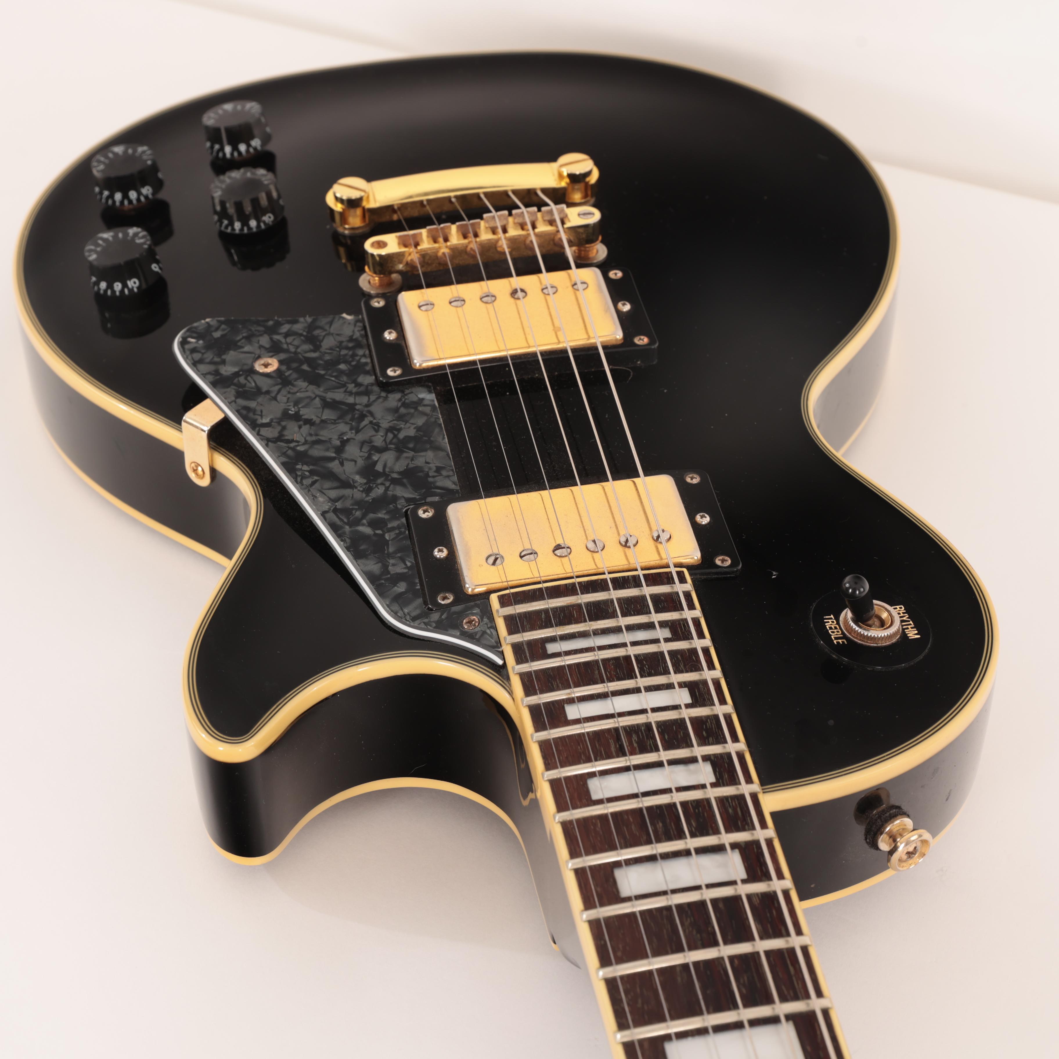 Second Hand Epiphone Les Paul Custom Pro in Ebony - Andertons
